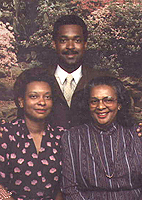 From right to left - Ethel Jones Harvey, John Howard Jones Jr., Yvonne Jones  